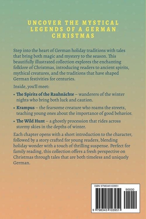 Produktbild: German Christmas Stories. Myths and Spirits for Kids.