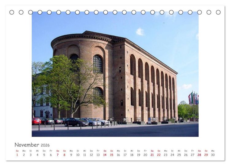 Produktbild: Unvergessliches Trier (Tischkalender 2026 DIN A5 quer), CALVENDO Monatskalender