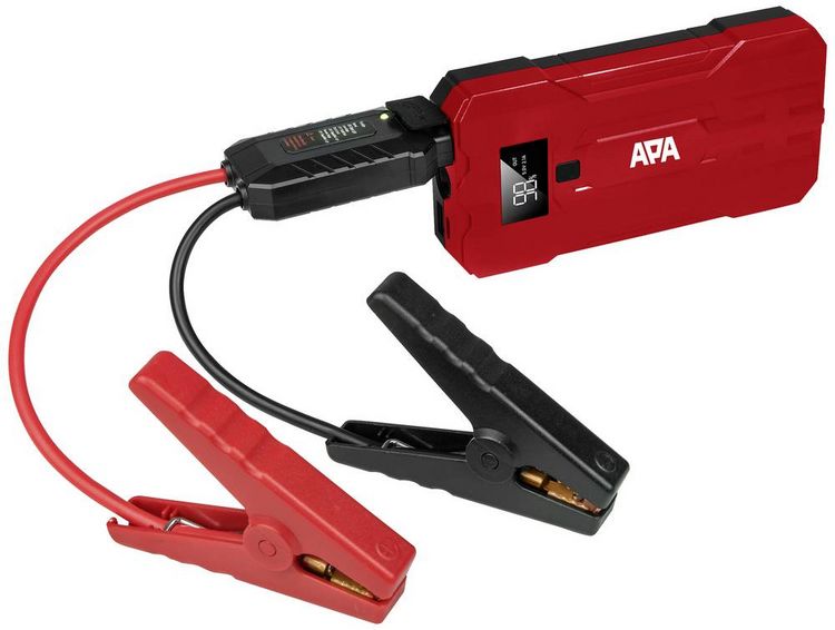 Produktbild: APA Schnellstartsystem Powerpack 10Ah 4S LiPo 16443 Starthilfestrom (12 V)=400A 12 V-Ausgang 1x, SOS-Signalleuchte, Verpolungs-