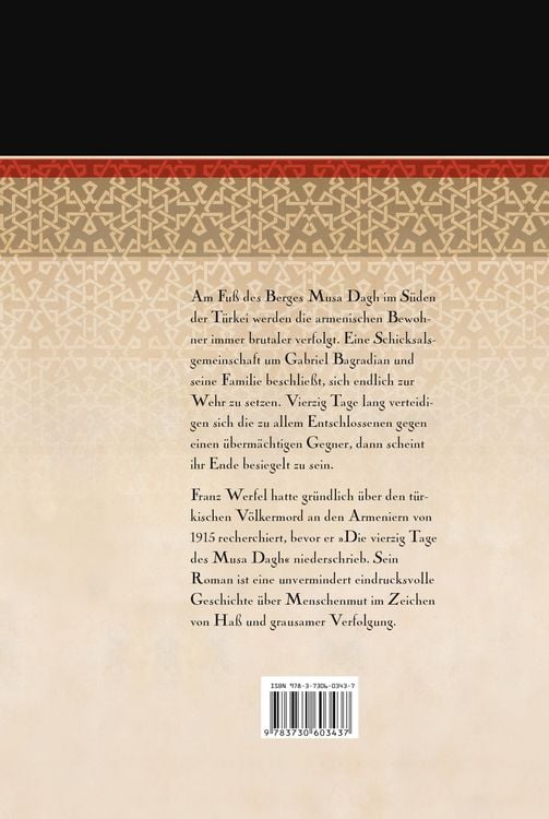 Produktbild: Die vierzig Tage des Musa Dagh