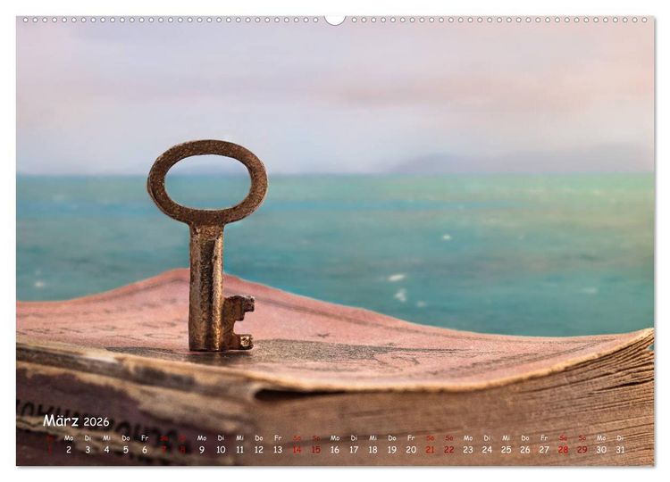Produktbild: Die Geschichten des Schl&uuml;ssels (Wandkalender 2026 DIN A2 quer), CALVENDO Monatskalender