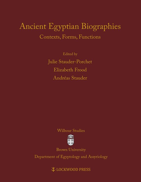 Produktbild: Ancient Egyptian Biographies