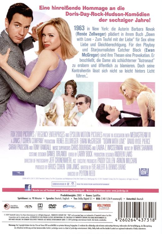 Produktbild: Down With Love - Zum Teufel mit der Liebe