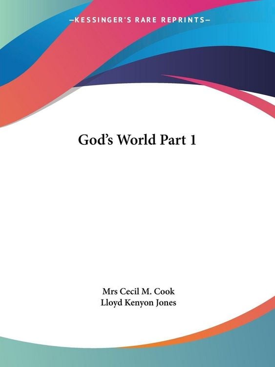 Produktbild: God's World Part 1