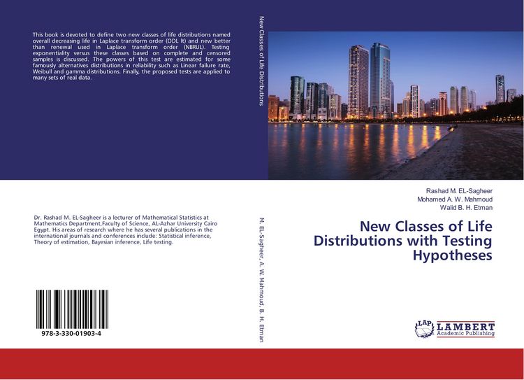 Produktbild: New Classes of Life Distributions with Testing Hypotheses