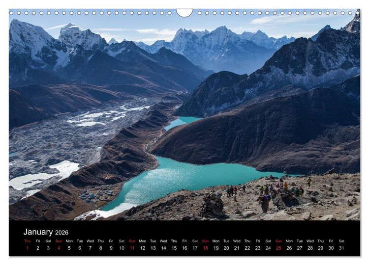 Produktbild: Mount Everest Trek (Wall Calendar 2026 DIN A3 landscape), CALVENDO 12 Month Wall Calendar