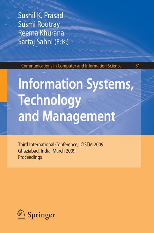 Produktbild: Information Systems, Technology and Management