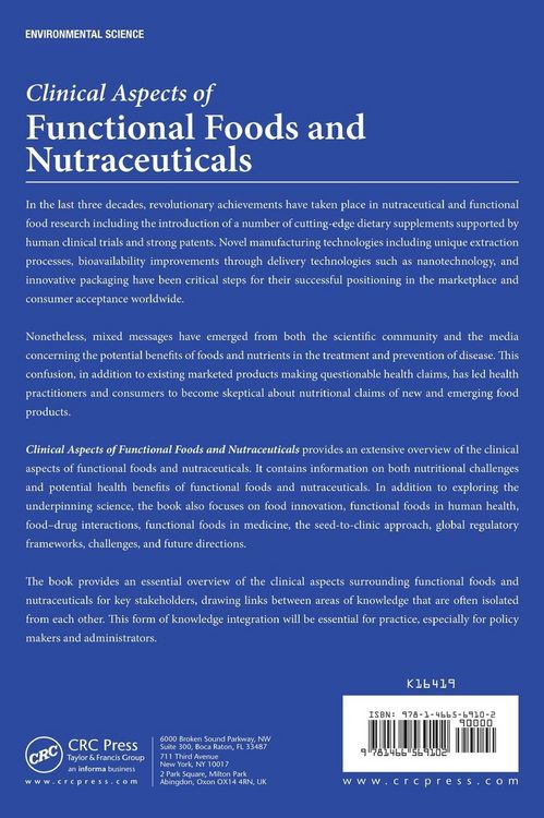 Produktbild: Clinical Aspects of Functional Foods and Nutraceuticals