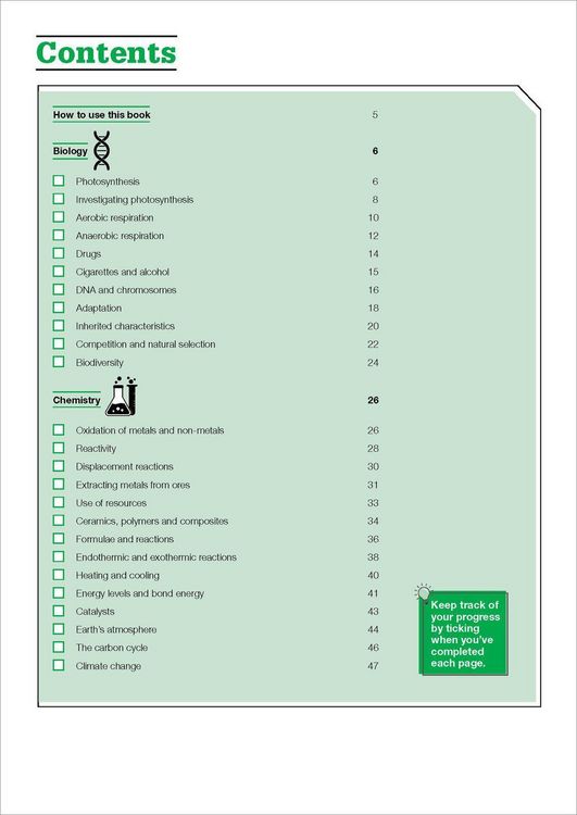 Produktbild: KS3 Year 9 Science Targeted Practice Workbook with answers.