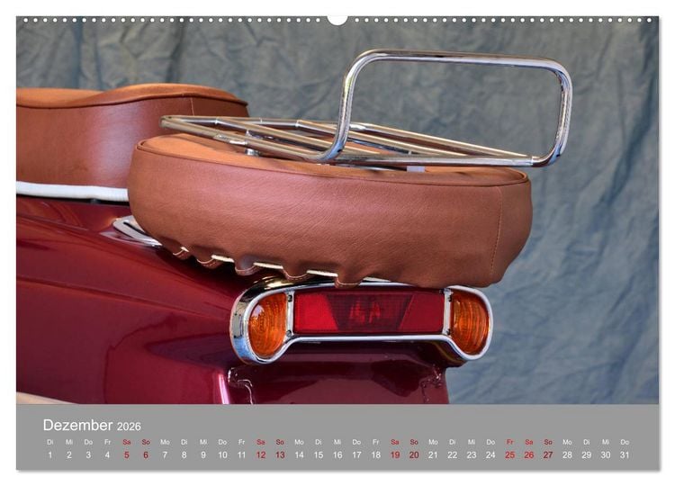Produktbild: Heinkel Tourist 103-A2 Ein Freund f&uuml;rs Leben (hochwertiger Premium Wandkalender 2026 DIN A2 quer), Kunstdruck in Hochglanz