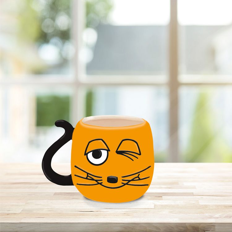 Produktbild: Tr&ouml;tsch Die Maus 3D Porzellantasse gro&szlig; Zwinkertasse