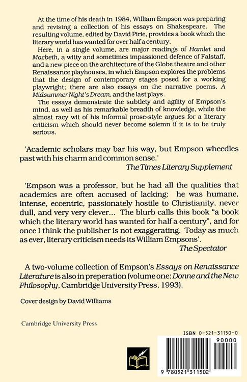 Produktbild: Essays on Shakespeare