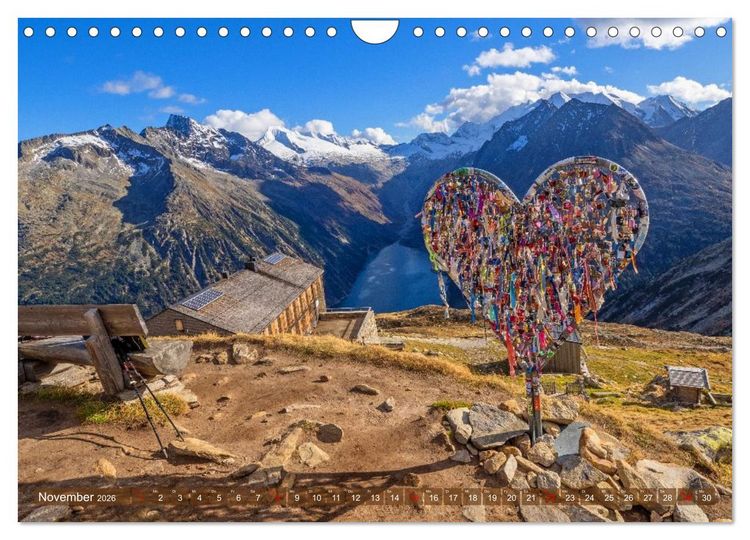 Produktbild: Ein Herz f&uuml;r das Zillertal (Wandkalender 2026 DIN A4 quer), CALVENDO Monatskalender