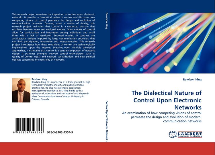 Produktbild: The Dialectical Nature of Control Upon Electronic Networks