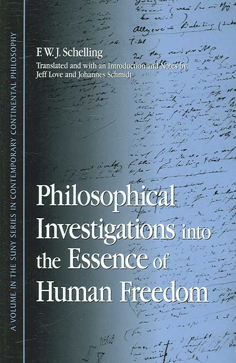 Produktbild: Philosophical Investigations into the Essence of Human Freedom
