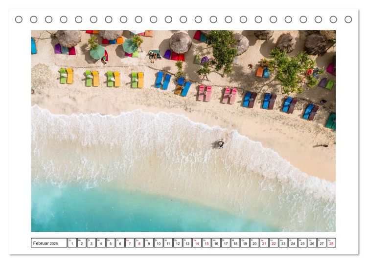 Produktbild: Traumstr&auml;nde - Naturparadiese aus aller Welt (Tischkalender 2026 DIN A5 quer), CALVENDO Monatskalender