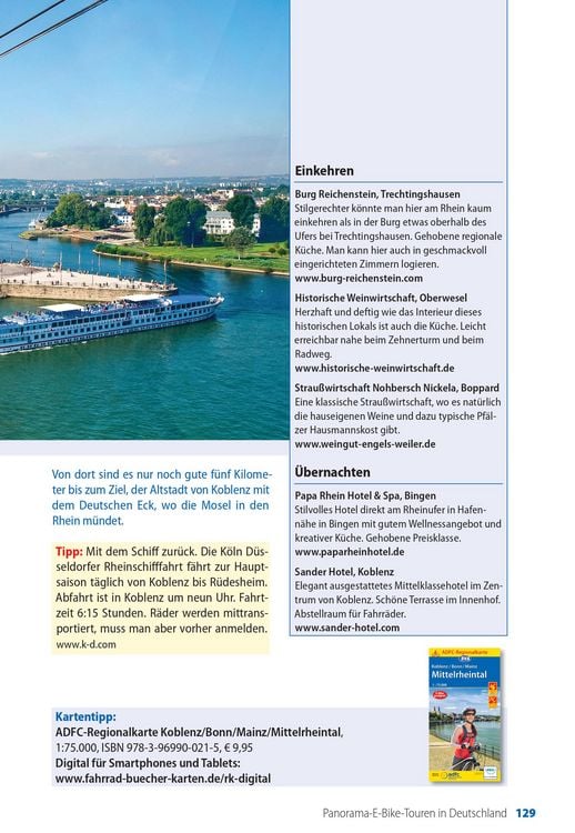 Produktbild: BVA Die 44 sch&ouml;nsten Panorama-E-Bike-Touren in Deutschland