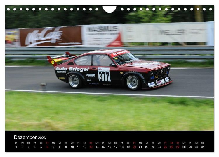 Produktbild: Bergrennen im Opel (Wandkalender 2026 DIN A4 quer), CALVENDO Monatskalender