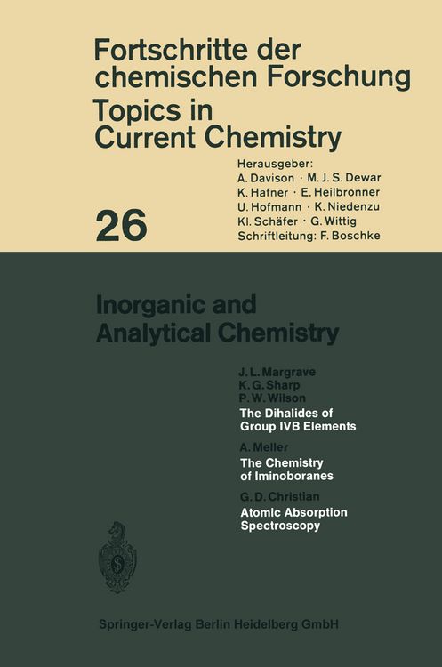 Produktbild: Inorganic and Analytical Chemistry