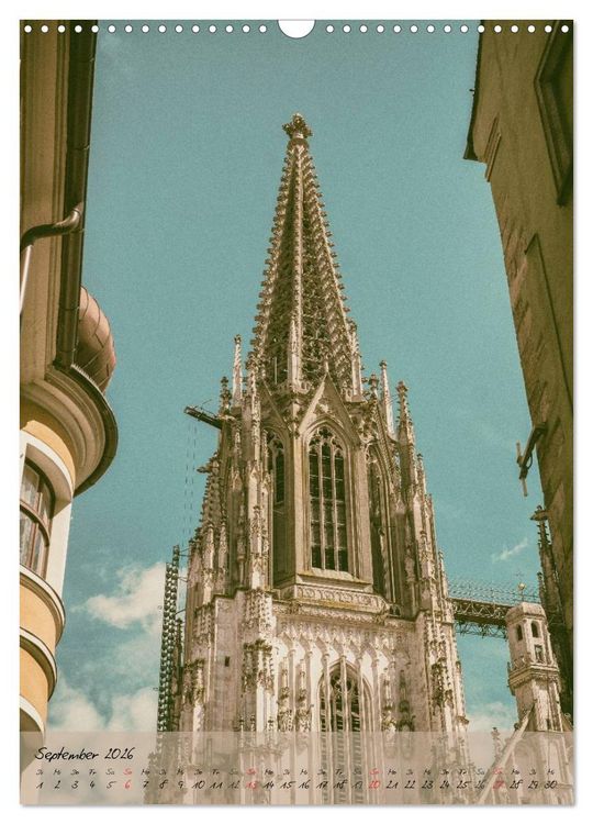Produktbild: Regensburg - Charme der Altstadt (Wandkalender 2026 DIN A3 hoch), CALVENDO Monatskalender