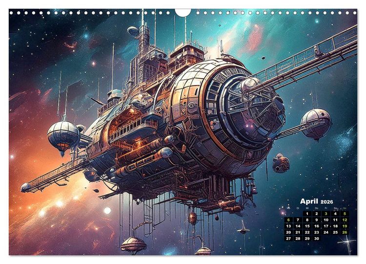 Produktbild: Lost Places im Orbit (Wandkalender 2026 DIN A3 quer), CALVENDO Monatskalender