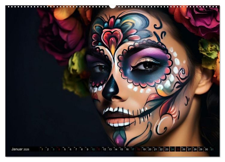 Produktbild: Faszination Bodypainting (hochwertiger Premium Wandkalender 2026 DIN A2 quer), Kunstdruck in Hochglanz