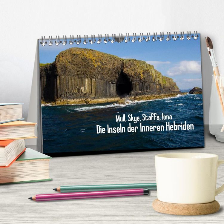 Produktbild: Mull, Skye, Staffa, Iona. Die Inseln der Inneren Hebriden (Tischkalender 2026 DIN A5 quer), CALVENDO Monatskalender