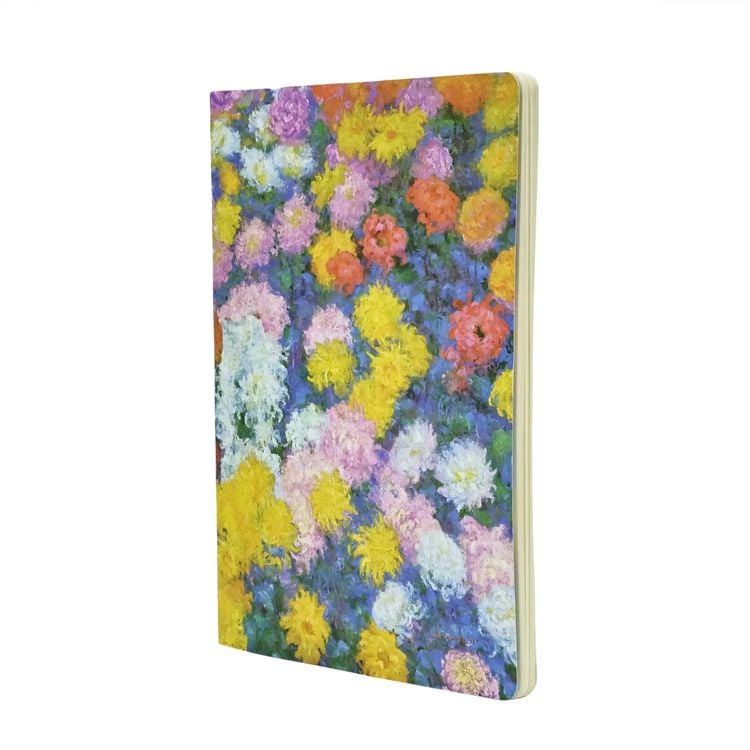 Produktbild: Notizheft, Monets Chrysanthemen, A4, Punkteraster