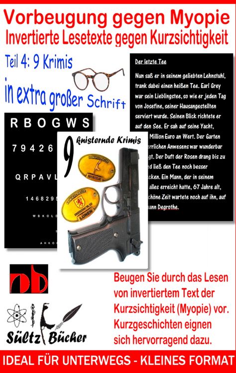 Produktbild: Vorbeugung gegen Myopie - Invertierte Lesetexte gegen Kurzsichtigkeit