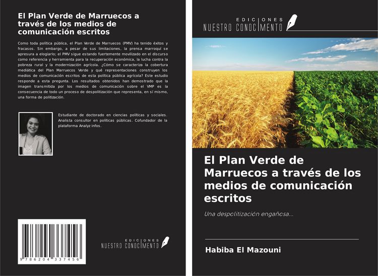 Produktbild: El Plan Verde de Marruecos a trav&eacute;s de los medios de comunicaci&oacute;n escritos