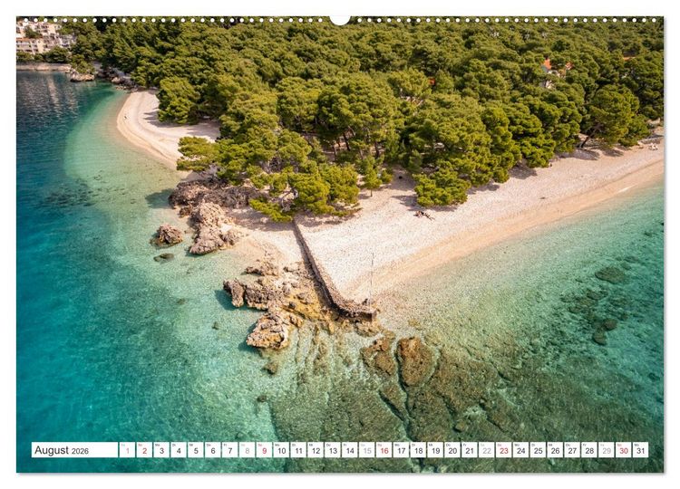 Produktbild: Kroatien - Dalmatien (Wandkalender 2026 DIN A2 quer), CALVENDO Monatskalender