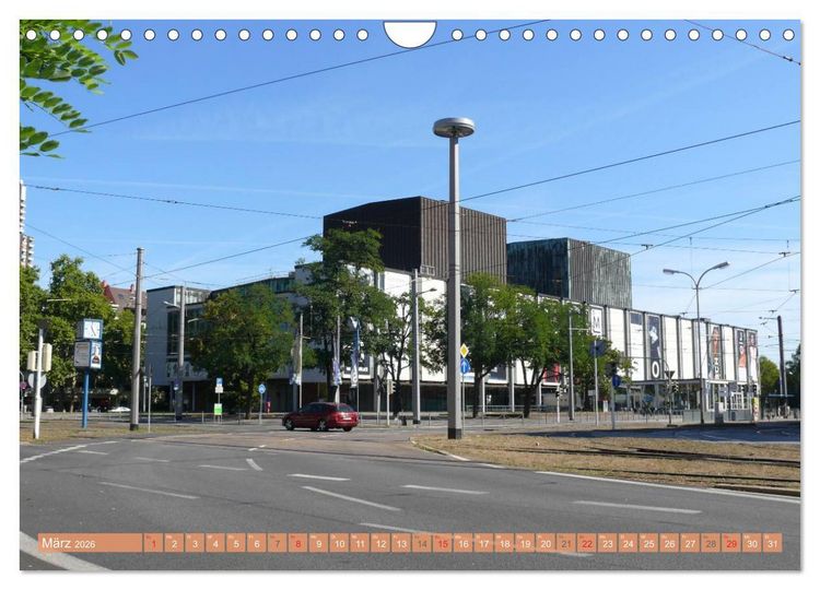 Produktbild: Mannheim - Stadt im Quadrat (Wandkalender 2026 DIN A4 quer), CALVENDO Monatskalender