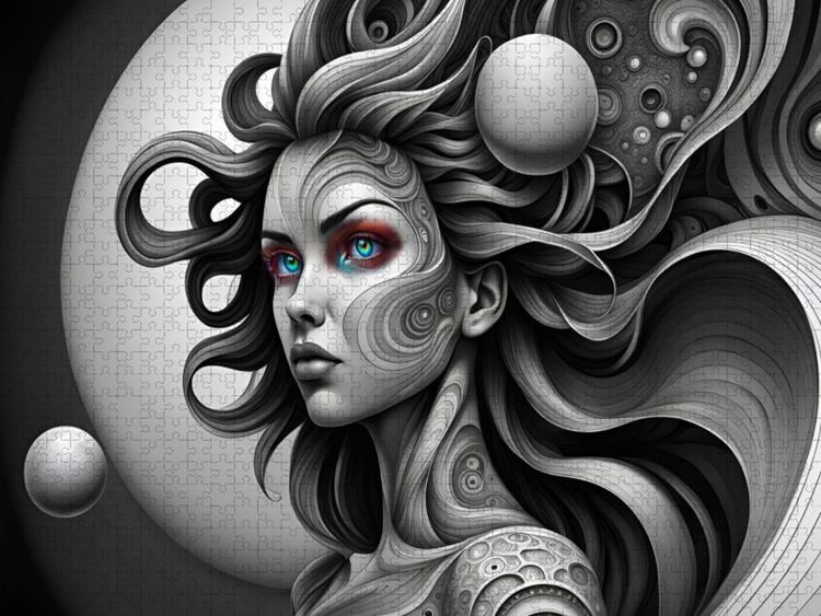 CALVENDO Black And White Puzzle 1000 Teile – Lege-Größe 64x48 Cm | Premium-Foto-Puzzle