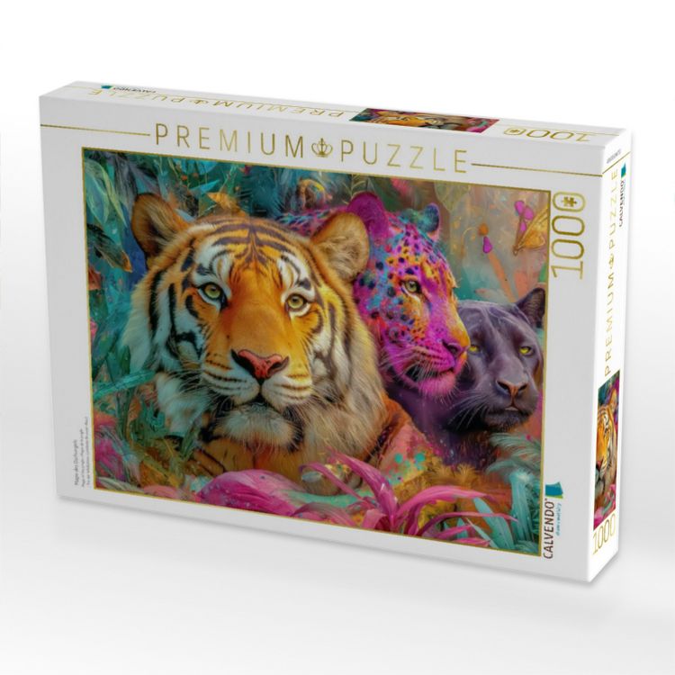 Produktbild: CALVENDO Puzzle Magie des Dschungels | 1000 Teile Lege-Gr&ouml;&szlig;e 64x48cm Foto-Puzzle f&uuml;r gl&uuml;ckliche Stunden
