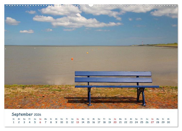 Produktbild: Butjadingen. Impressionen zwischen Jade und Nordsee (Wandkalender 2026 DIN A2 quer), CALVENDO Monatskalender