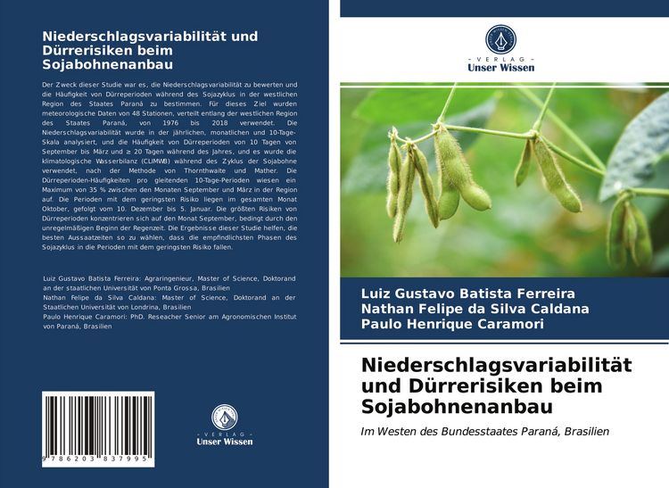Produktbild: Niederschlagsvariabilit&auml;t und D&uuml;rrerisiken beim Sojabohnenanbau