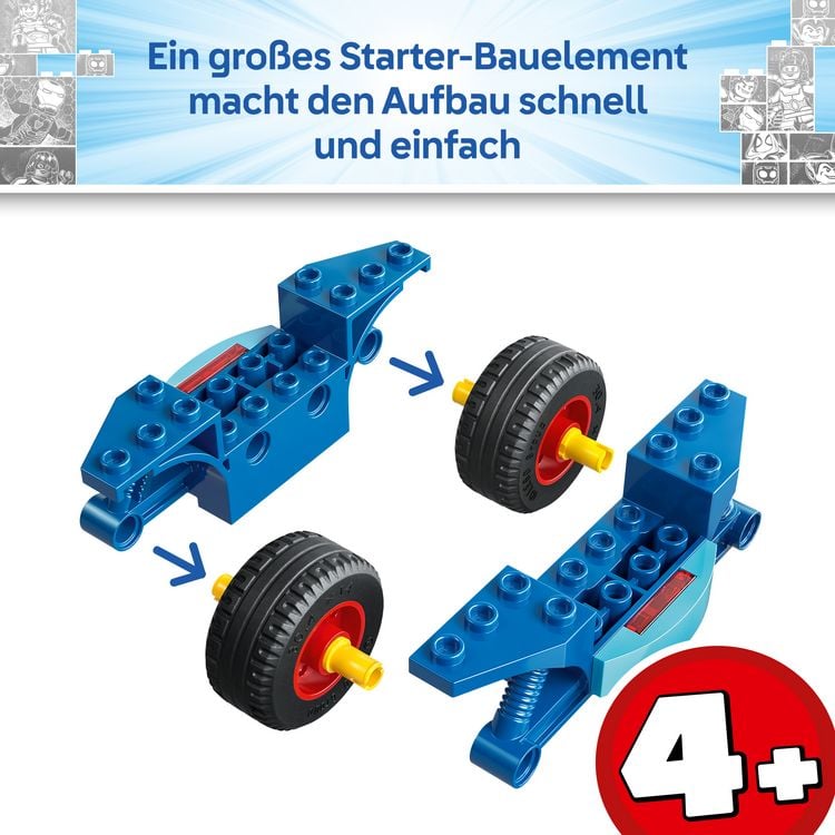 Produktbild: LEGO ǀ Marvel 11206 Spidey auf Motorrad vs. Rhino, Lernspielzeug ab 4