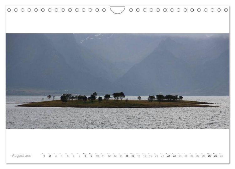 Produktbild: Panoramen der norwegischen K&uuml;ste (Wandkalender 2026 DIN A4 quer), CALVENDO Monatskalender
