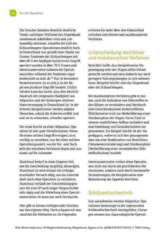 Produktbild: Meine Adipositas-OP. Magenverkleinerung, Magenband, Bypass & Co.