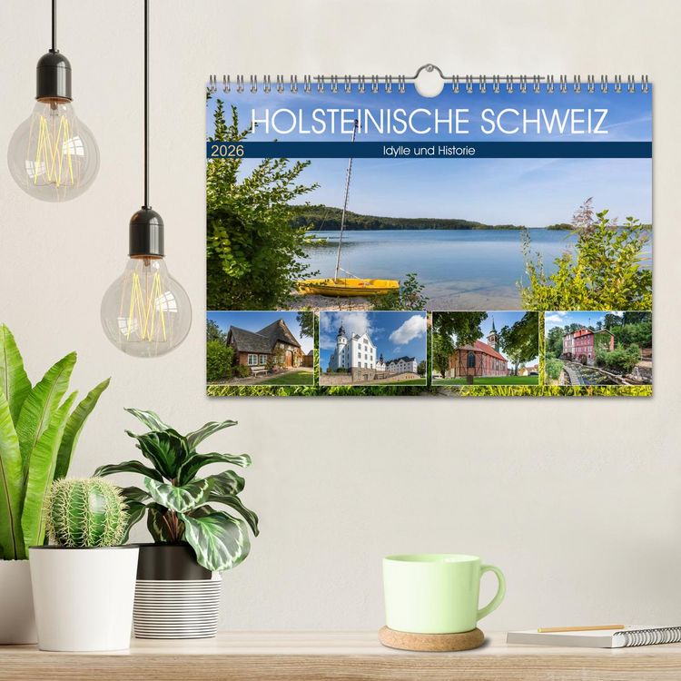 Produktbild: HOLSTEINISCHE SCHWEIZ Idylle und Historie (Wandkalender 2026 DIN A4 quer), CALVENDO Monatskalender