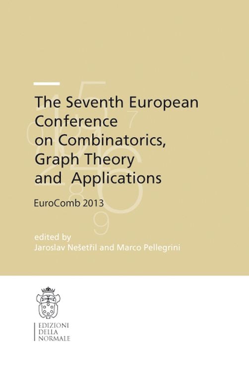Produktbild: The Seventh European Conference on Combinatorics, Graph Theory and Applications