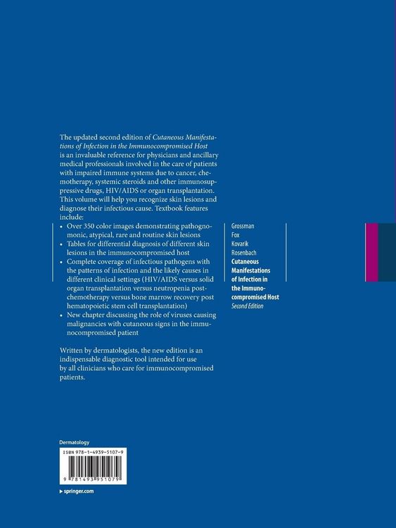 Produktbild: Cutaneous Manifestations of Infection in the Immunocompromised Host