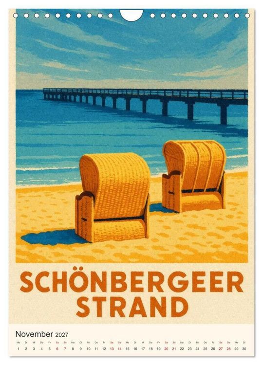 Produktbild: Norddeutsche Kleinode - City Poster (Wandkalender 2027 DIN A4 hoch), CALVENDO Monatskalender