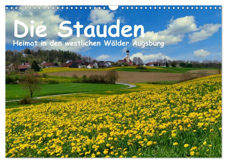 Produktbild: Die Stauden - Heimat in den westlichen W&auml;lder Augsburg (Wandkalender 2026 DIN A3 quer), CALVENDO Monatskalender