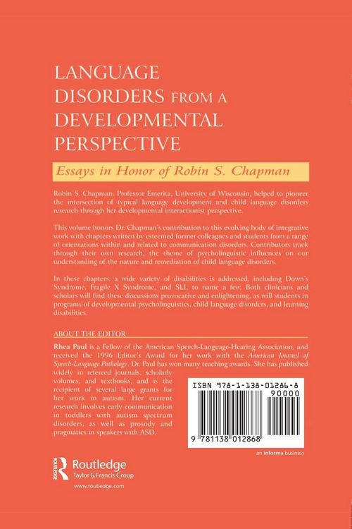Produktbild: Language Disorders From a Developmental Perspective
