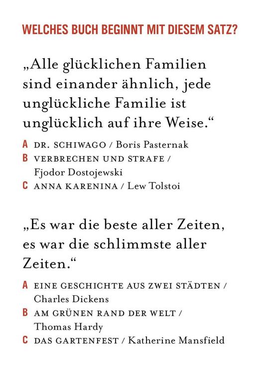 Produktbild: eat.READ.sleep - DAS B&uuml;cher-Quiz