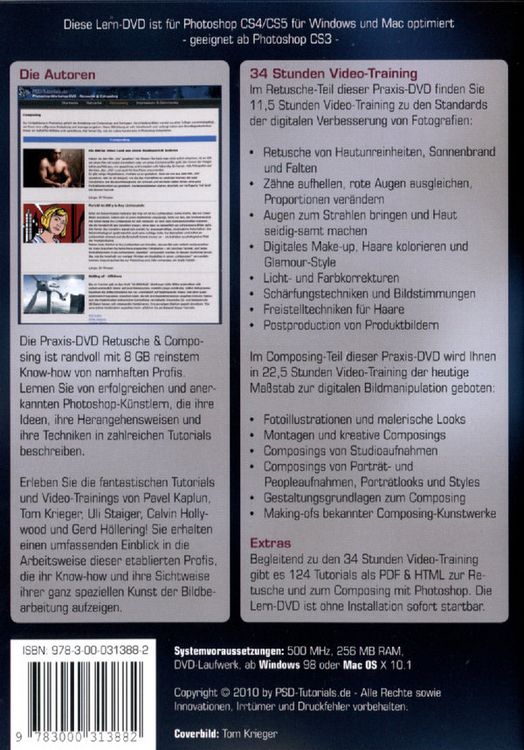 Produktbild: Photoshop-Workshop-DVD: Composing&Retusche (PC+MAC)