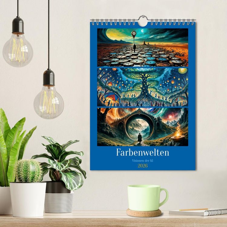 Produktbild: Farbenwelten (Wandkalender 2026 DIN A4 hoch), CALVENDO Monatskalender