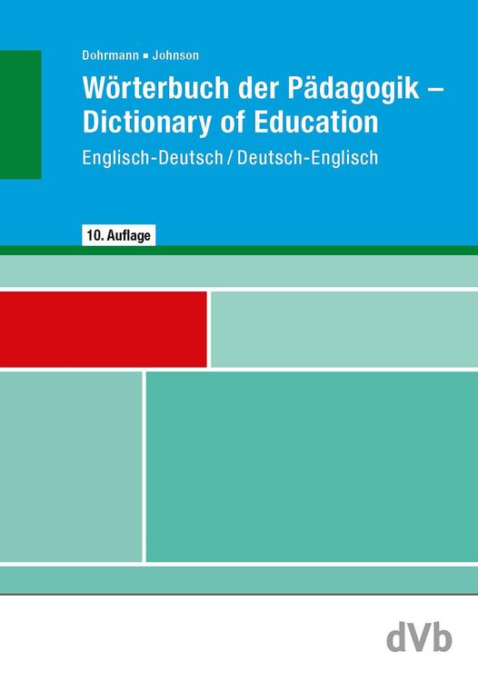 Produktbild: W&ouml;rterbuch der P&auml;dagogik Englisch-Deutsch / Deutsch-Englisch