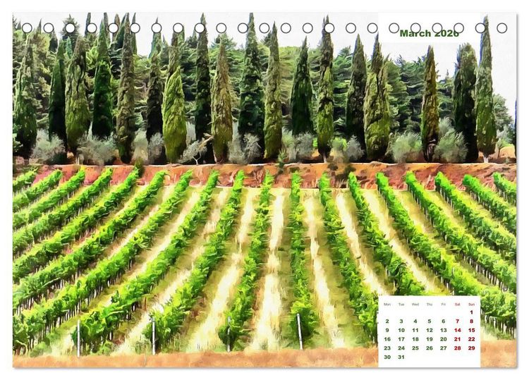 Produktbild: Umbrian Countryside (Desk Calendar 2026 DIN A5 landscape), CALVENDO 12 Month DeskCalendar